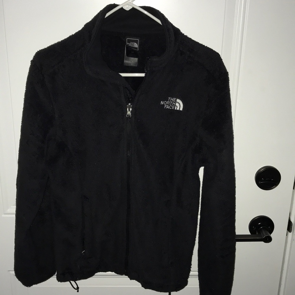 North Face furry zip up